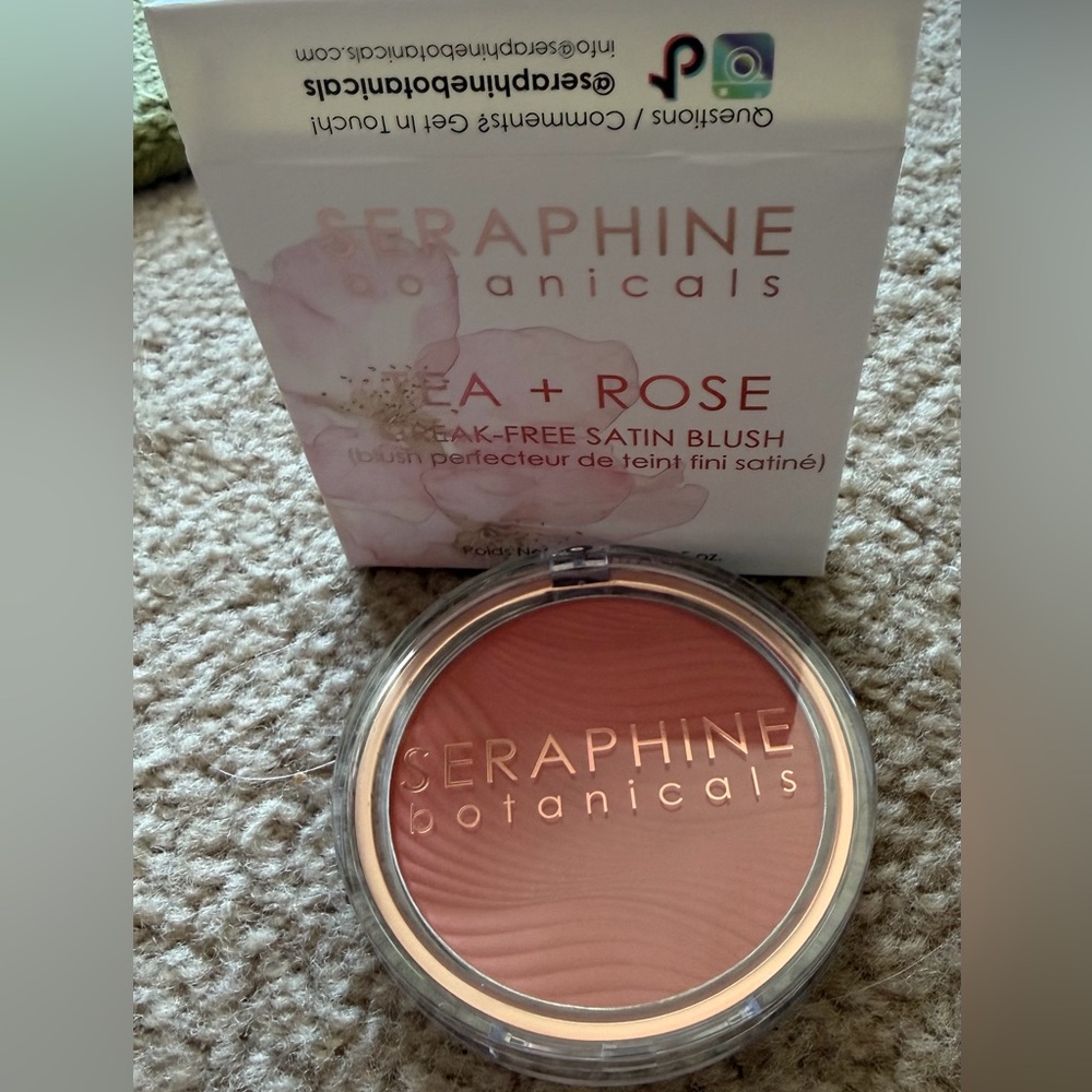 Seraphine Botanicals Tea + Rose Satin Blush - Fresh Apricot